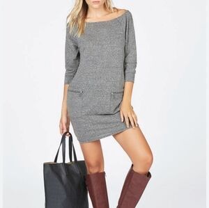 NWT Justfab grey sweater dress.